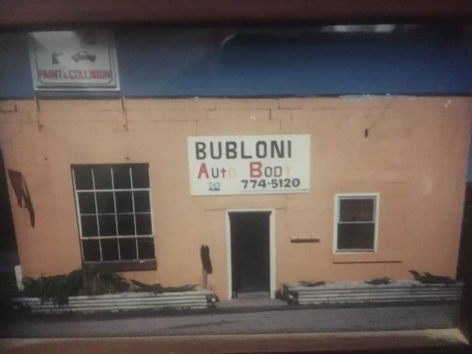 Bubloni Auto Body — the original shop, circa 1991